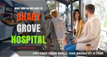 Which Bus Route Takes You to Shady Grove Hospital?