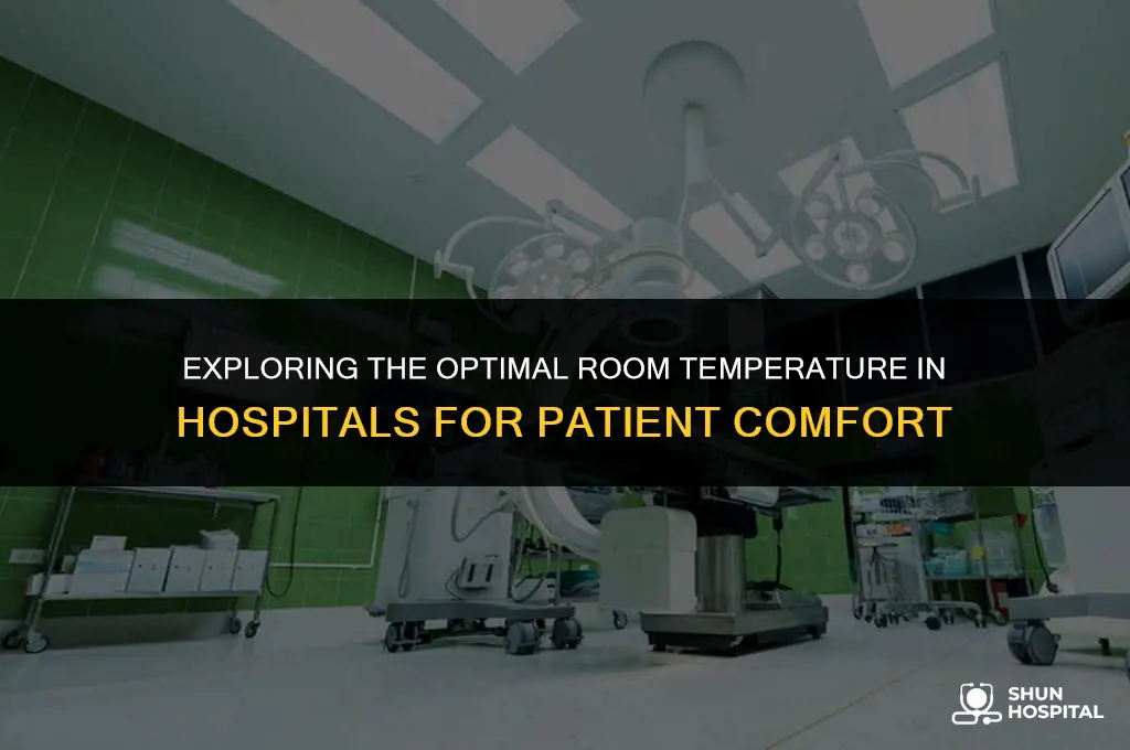 what room temperature are hospitals