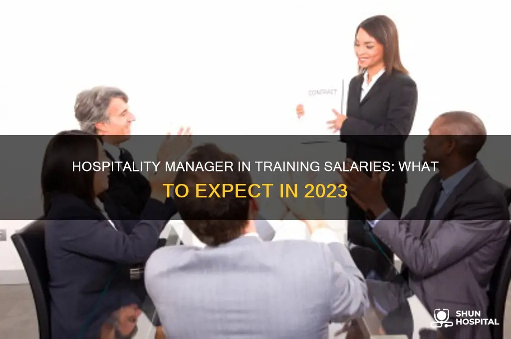 what salary does a manager in training make in hospitality