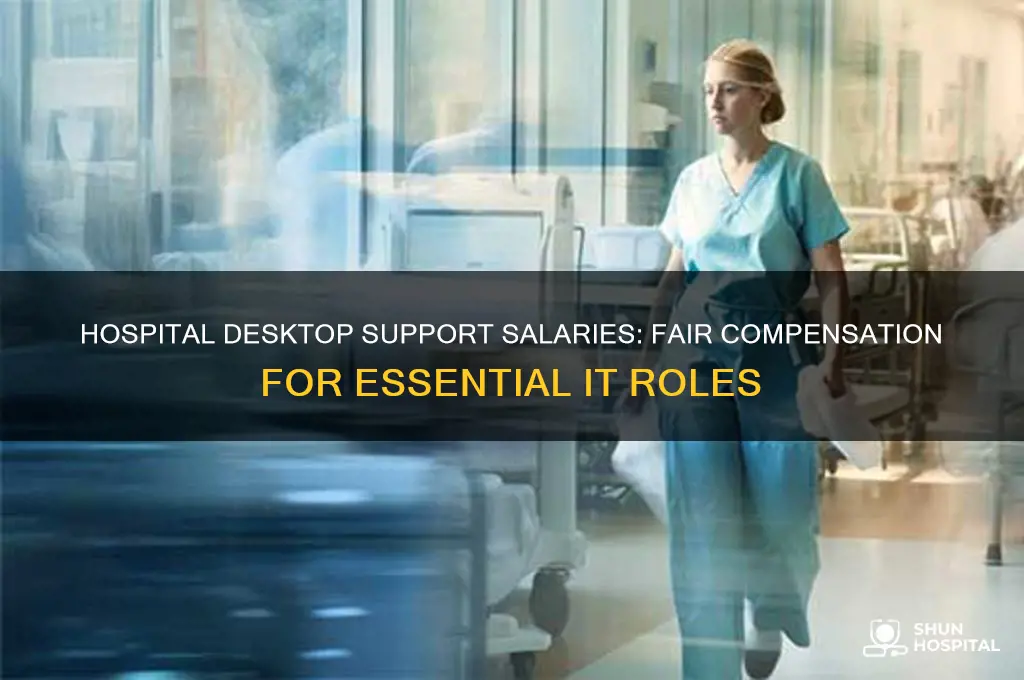 what should a desktop support agent make in a hospital