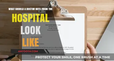 Essential Components of a Professional Hospital Doctor's Note Template