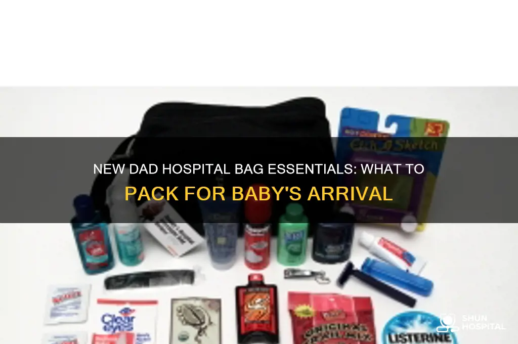 what should a new dad pack for the hospital