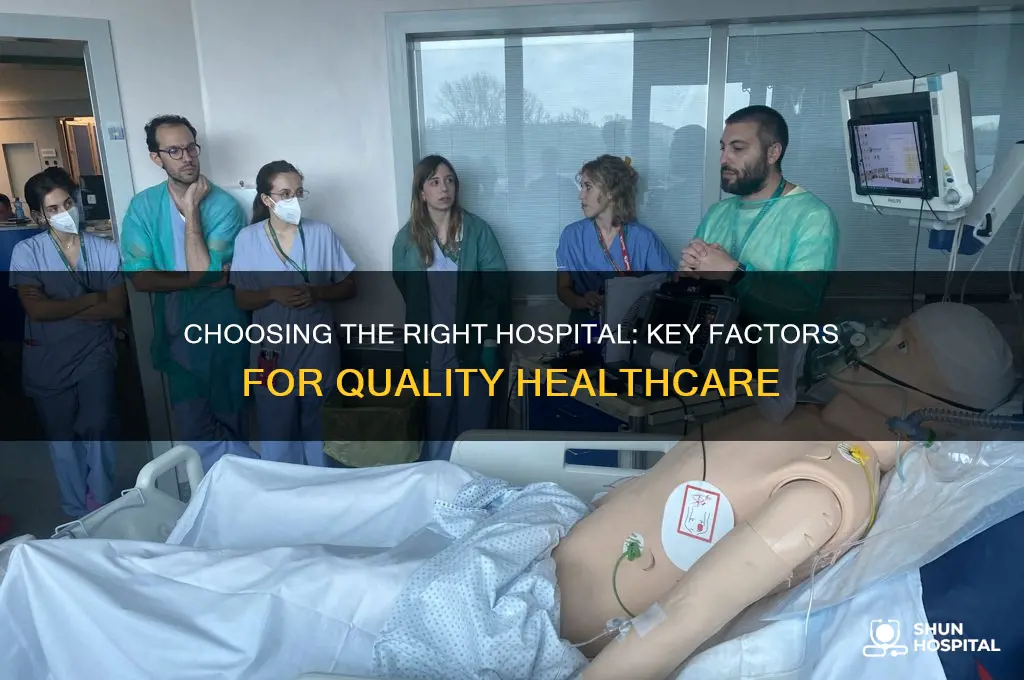 what should i look for in a good hospital