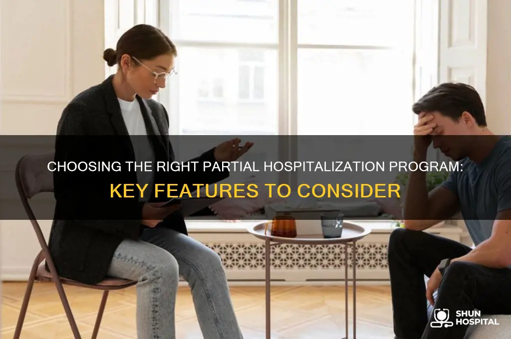 what should i look for in partial hospitalization program
