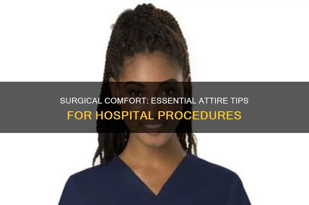 what should one wear while in the hospital for surgery