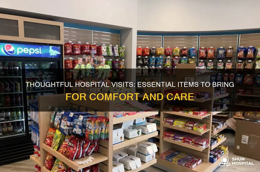 what should you bring to someone in the hospital