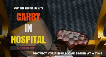 Legal Knife Carry Limits in Hospitals: What Size is Allowed?