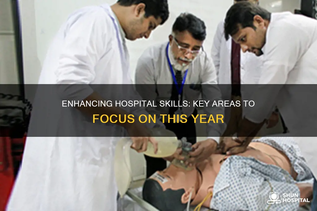 what skills you want to develop this year hospital