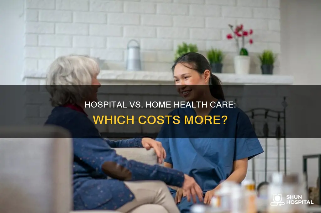 what spends more money hospital care or home health care