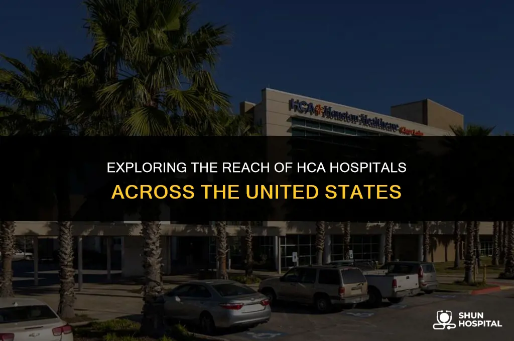 what states have hca hospitals