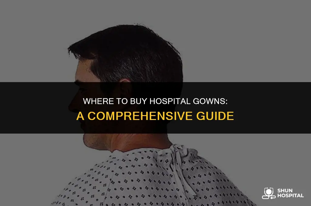 what stores sell hospital gowns