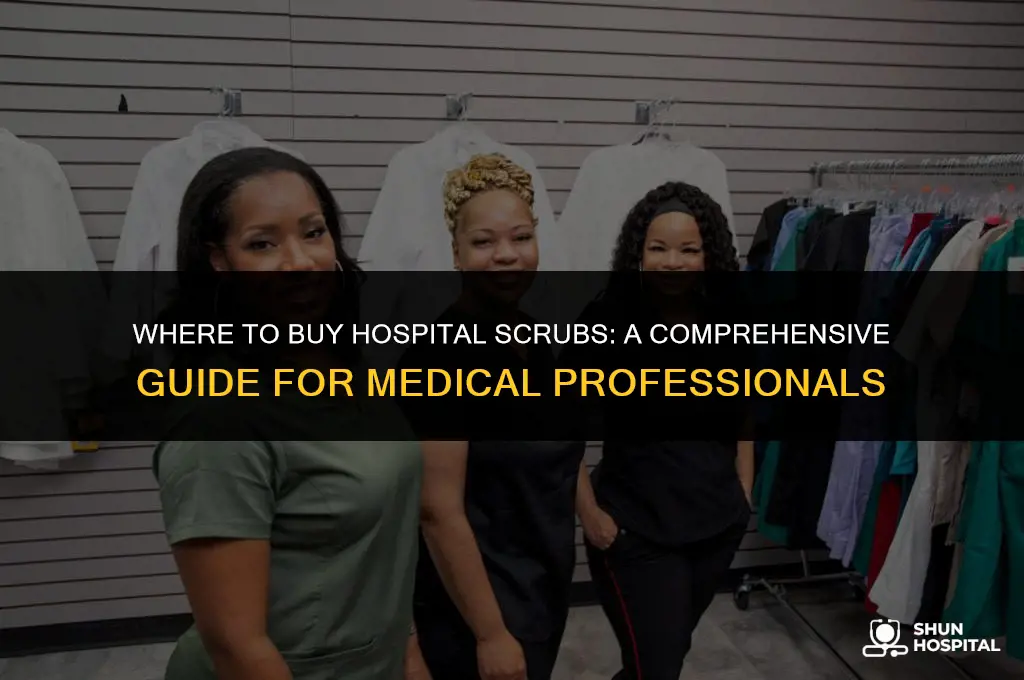 what stores sell hospital scrubs