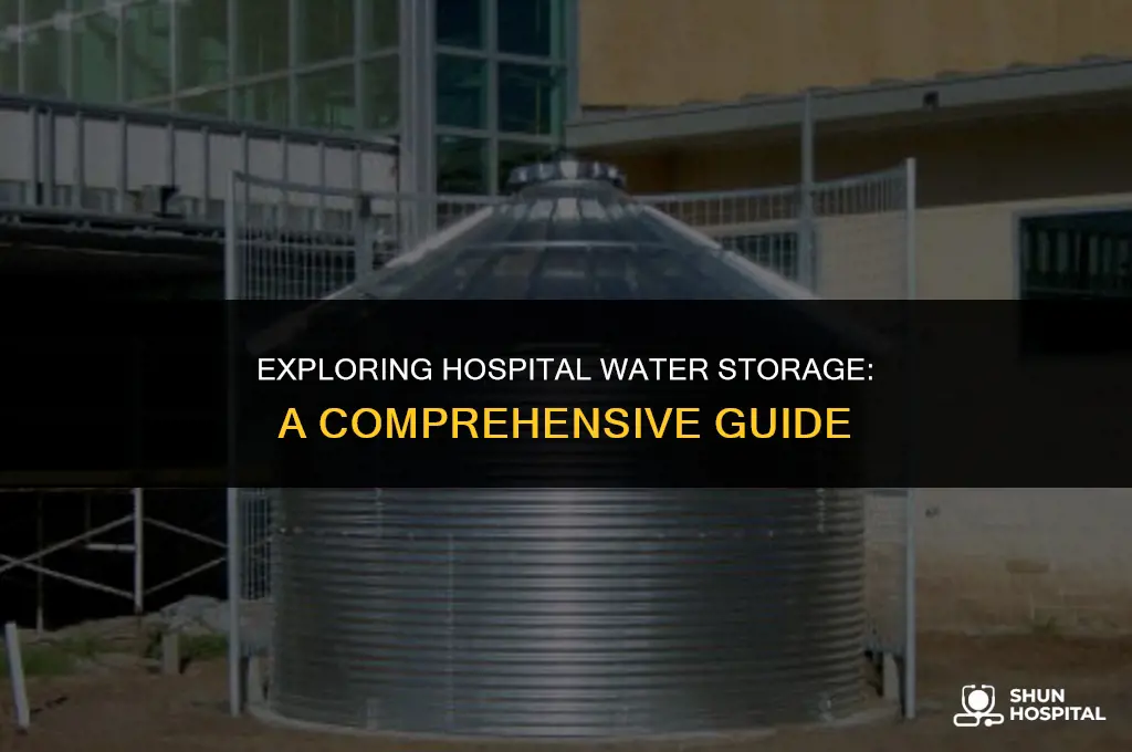what stores water in hospitals