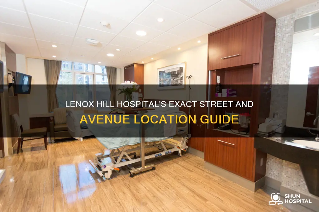 what street and avenue is lenox hill hospital located