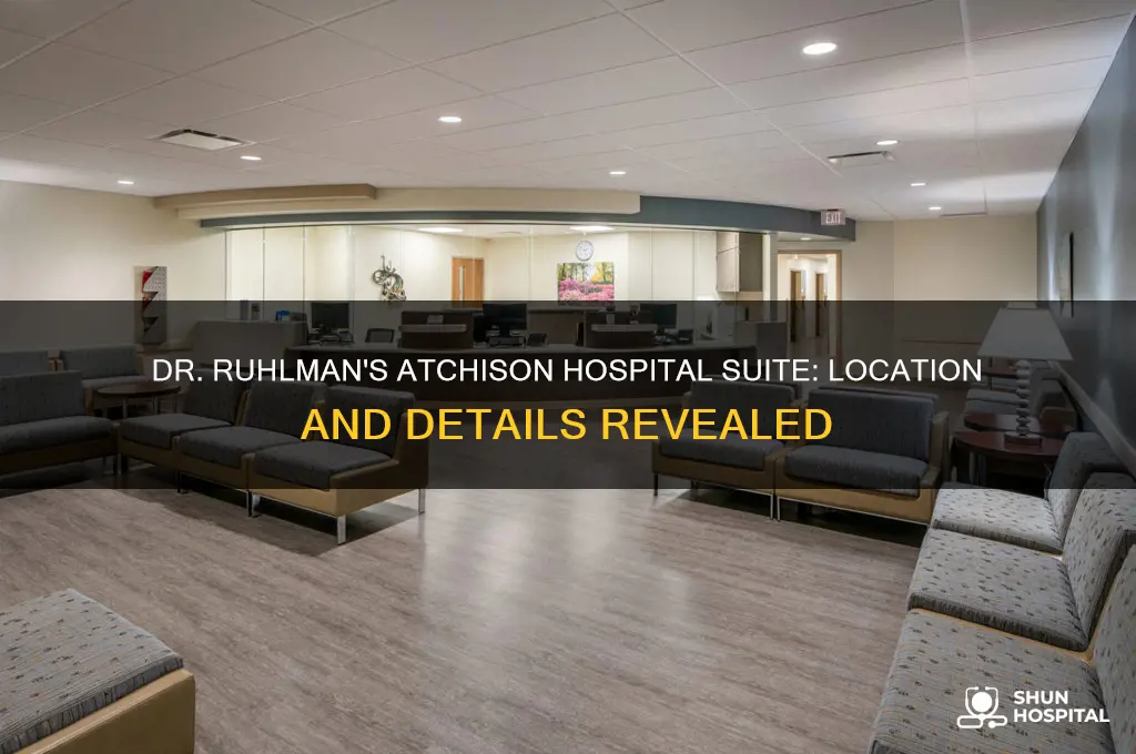 what suite is dr ruhlman in in atchison hospital