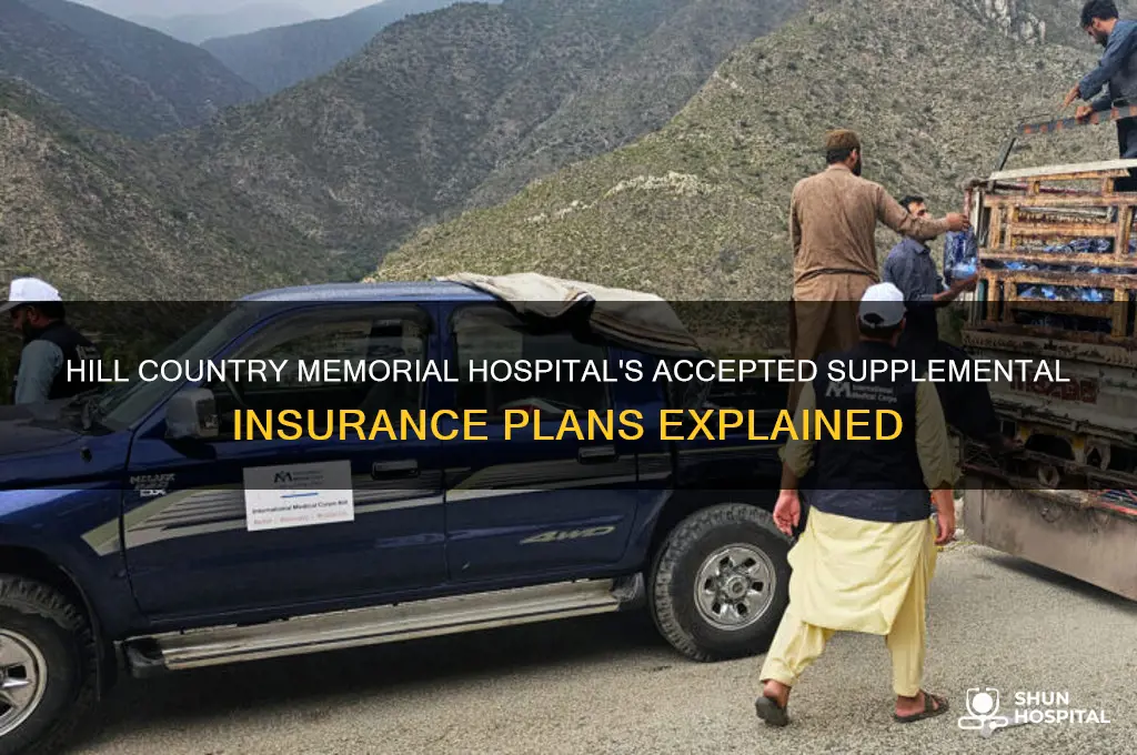 what supplement insurance plans does hill country memorial hospital accept