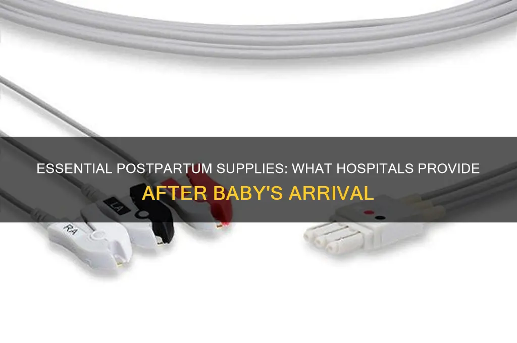 what supplies does the hospital give you after birth