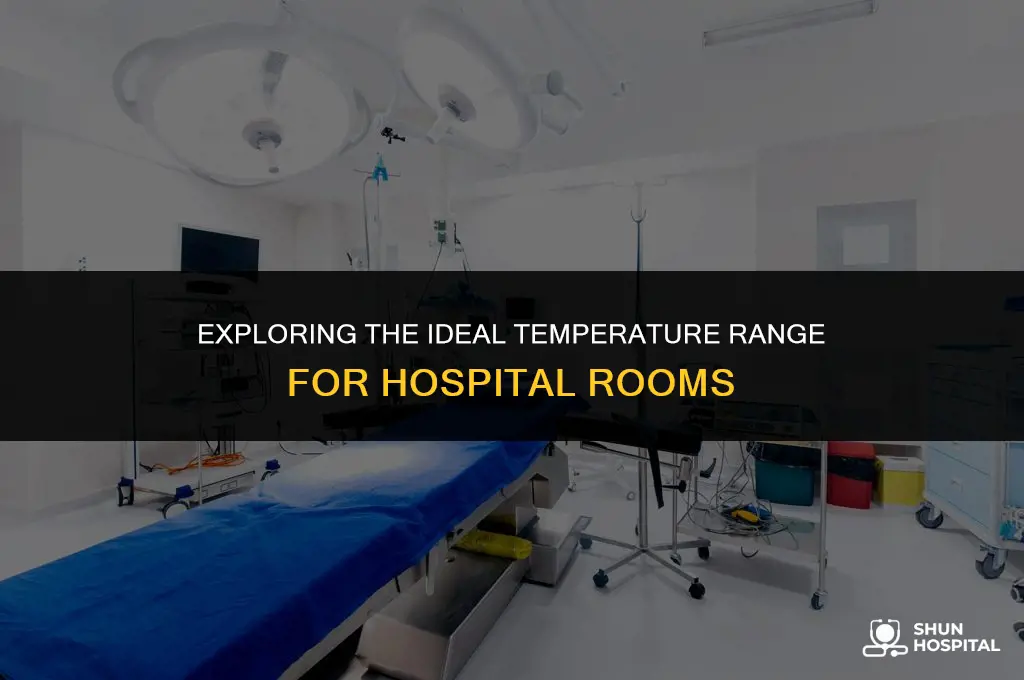 what temp are hospital rooms