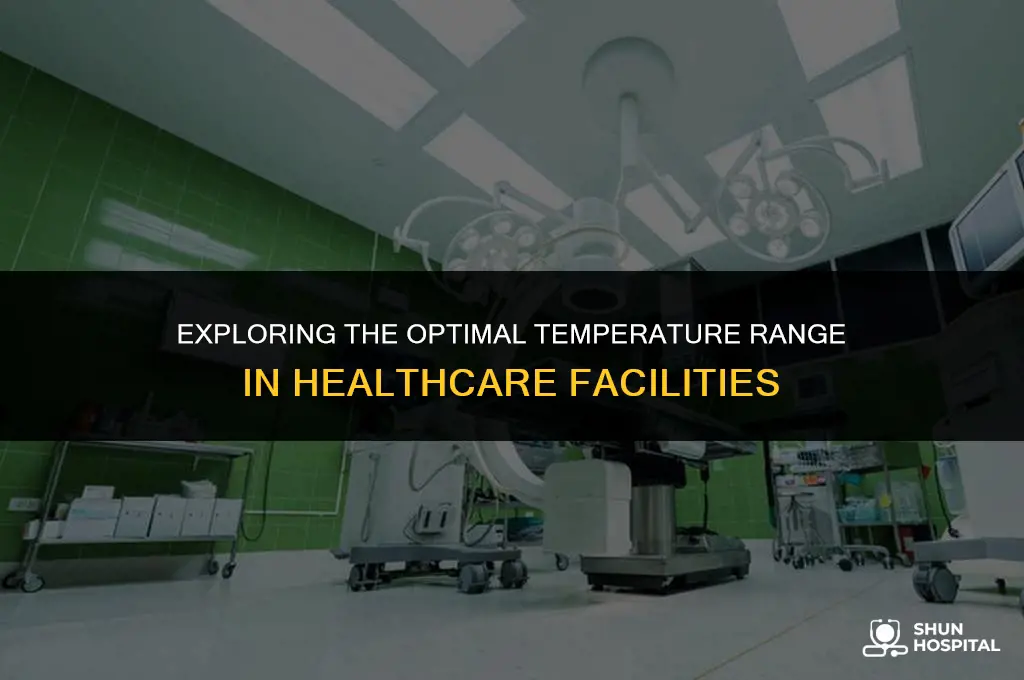 what temperature are hospitals