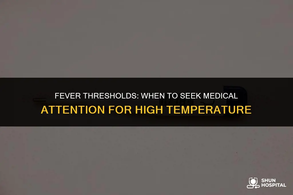 what temperature before hospital
