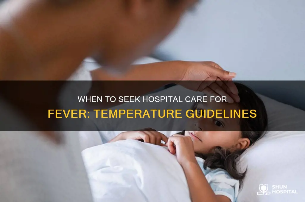 what temperature fever hospital