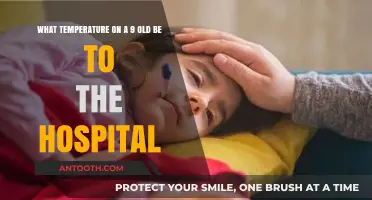 When to Seek Hospital Care for a 9-Year-Old's Fever