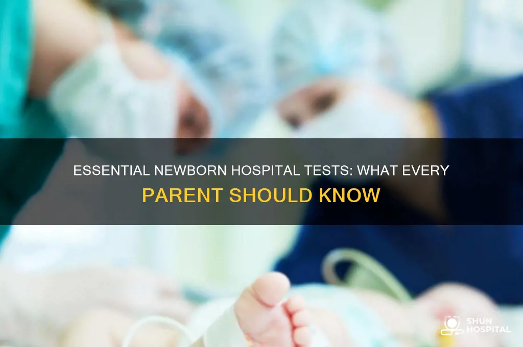 what tests are done on newborns in the hospital