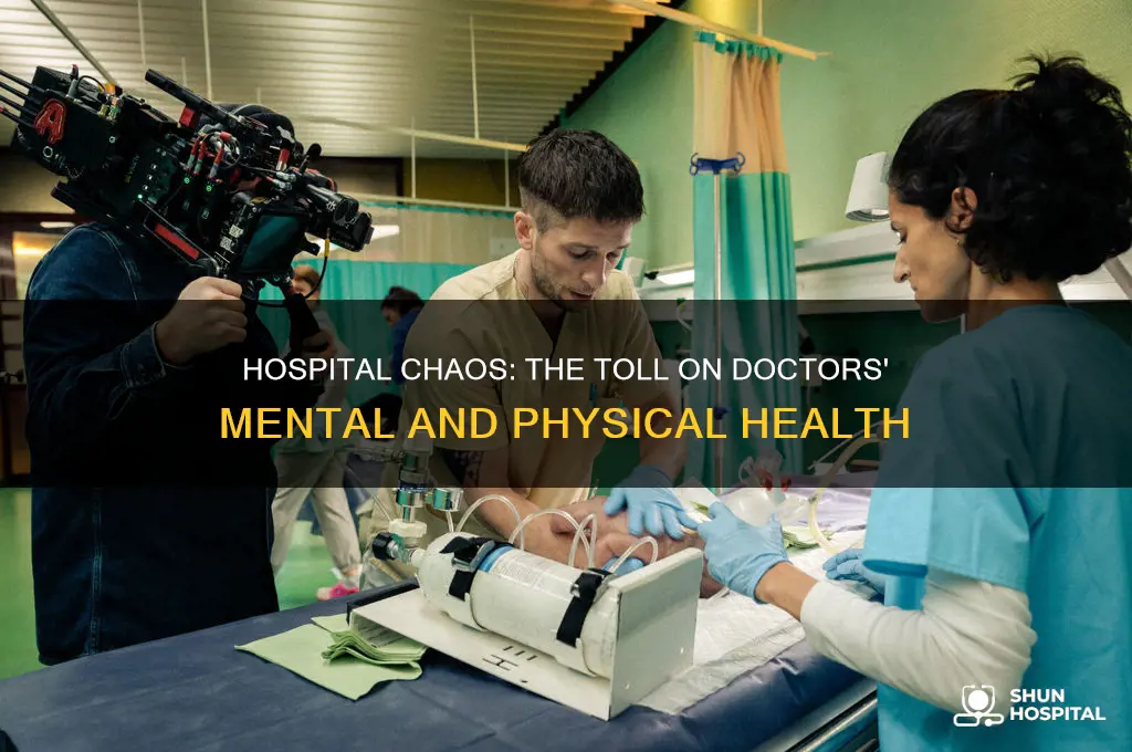 what the chaos in hospitals is doing to doctors