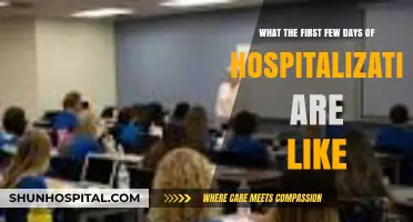 Navigating the First Days of Hospitalization: Insights and Experiences