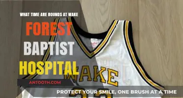Wake Forest Baptist Hospital Rounds Schedule: Timing and Details