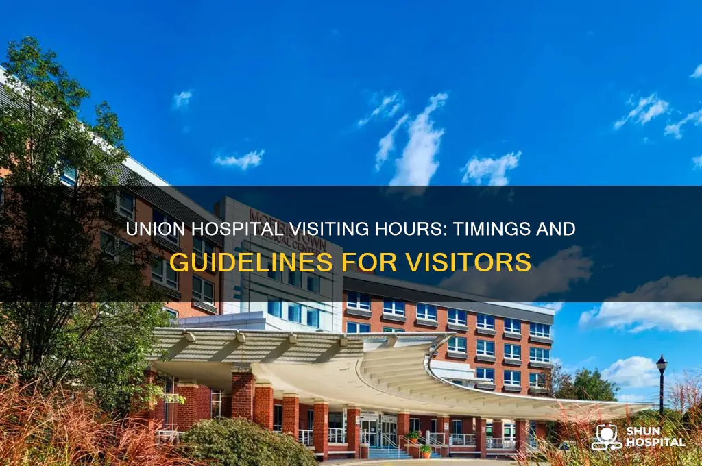 what time are the visiting hours over at union hospital