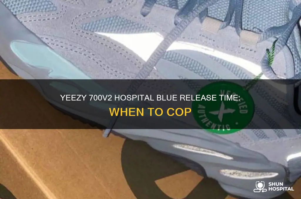 what time are the yeezy 700v2 hospital blue dropping