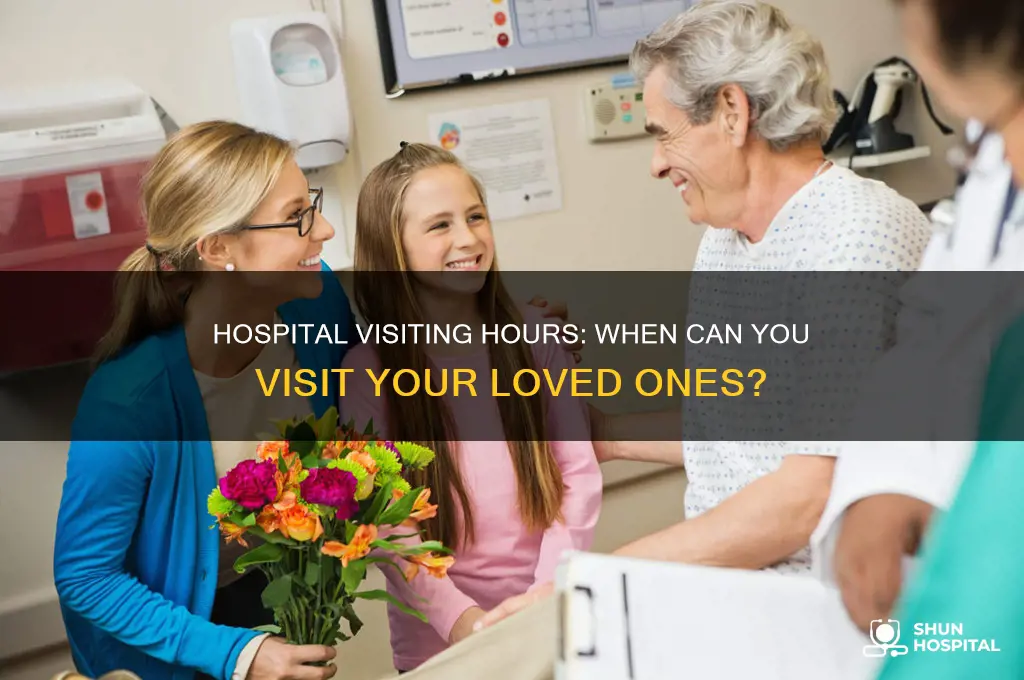 what time are visiting hours over at a hospital