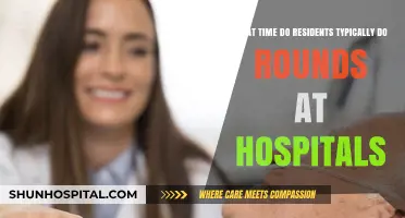 Hospital Rounds Timing: When Do Residents Typically Conduct Their Rounds?