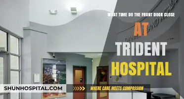 Trident Hospital Front Door Closing Time: What You Need to Know