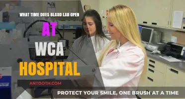 WCA Hospital Blood Lab Hours: Opening Times and Details