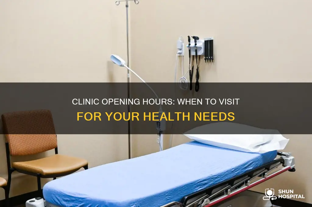 what time does clinic open