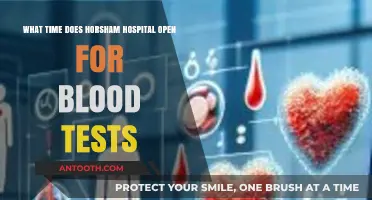 Horsham Hospital Blood Test Hours: Opening Times and Details
