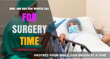 Kent Hospital Surgery Call Times: What to Expect and When
