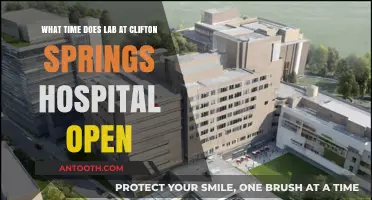 Clifton Springs Hospital Lab Hours: Opening Time Guide