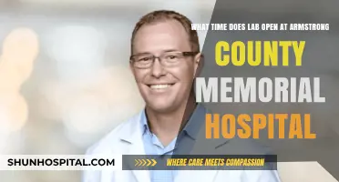 Armstrong County Memorial Hospital Lab Hours: Opening Time Guide
