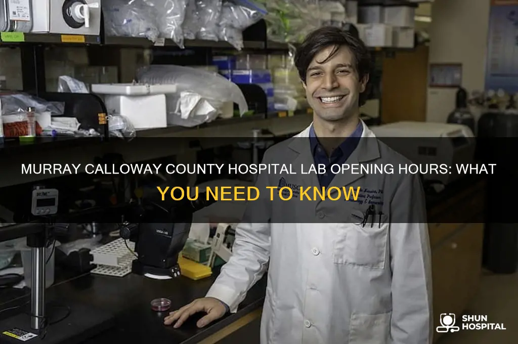 what time does lab open at murray calloway county hospital