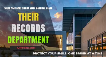Sierra Vista Hospital Records Department Closing Time: What You Need to Know
