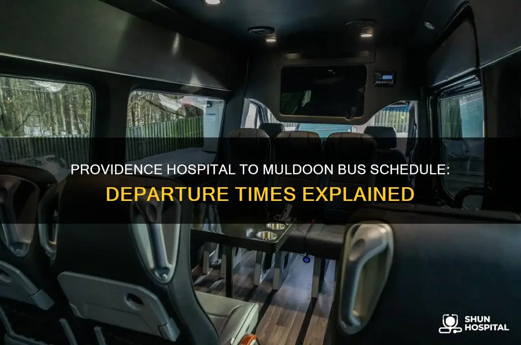 what time does the bus leave providence hospital to muldoon