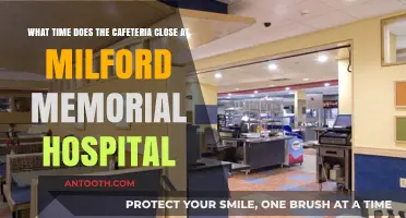 Milford Memorial Hospital Cafeteria Closing Time: What You Need to Know
