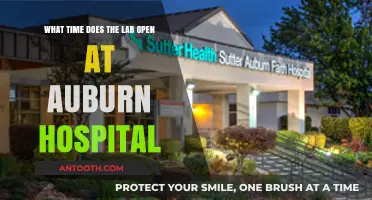 Auburn Hospital Lab Opening Hours: When Does It Open?