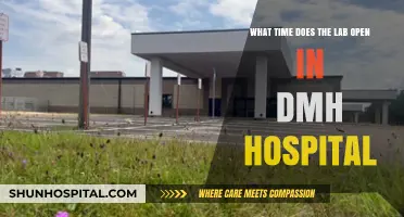 DMH Hospital Lab Opening Hours: When Does the Lab Open?