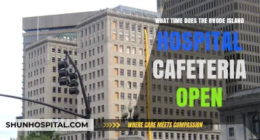 Rhode Island Hospital Cafeteria Hours: Opening Time Guide