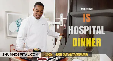Evening Nourishment: Unveiling Hospital Dinner Timings and Nutrition Insights