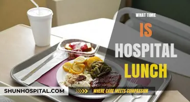 Exploring Hospital Lunch Hours: A Guide to Meal Times in Healthcare Facilities